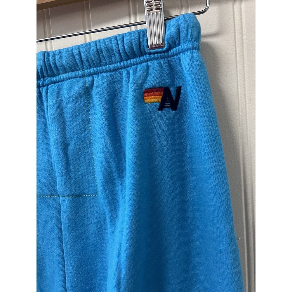 Aviator Nation Logo Sweatpants Neon Blue Size XS Aspen Only Worn Once - Picture 6 of 9